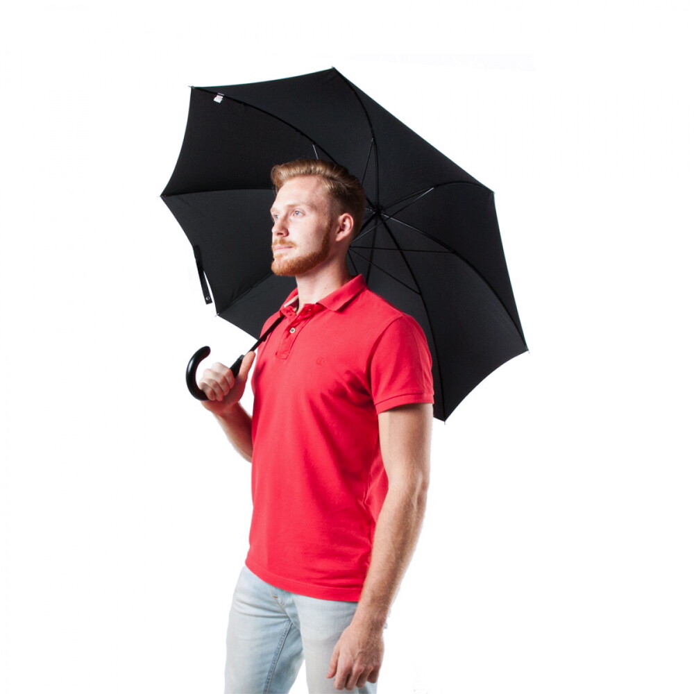 Механический зонт-трость Fulton Governor-1 G801 Black (Черный)