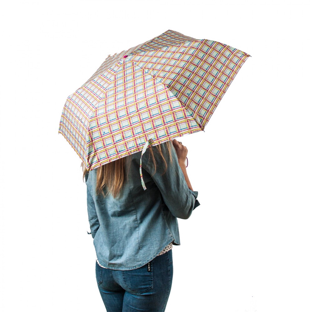 Женский зонт Fulton Superslim-2 L553 - Modern Check - (Современная клетка)