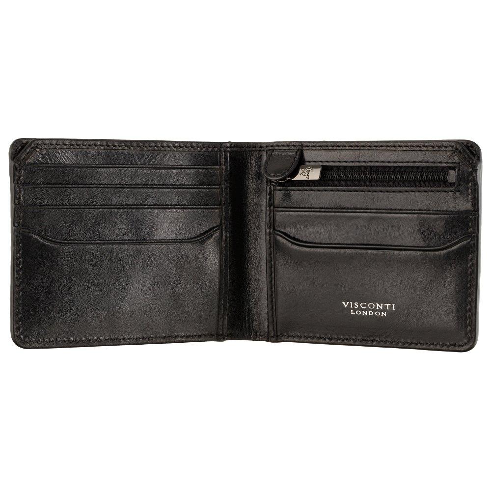 Мужской кошелек Visconti ENZ78 с RFID Girard (Black Shadow)