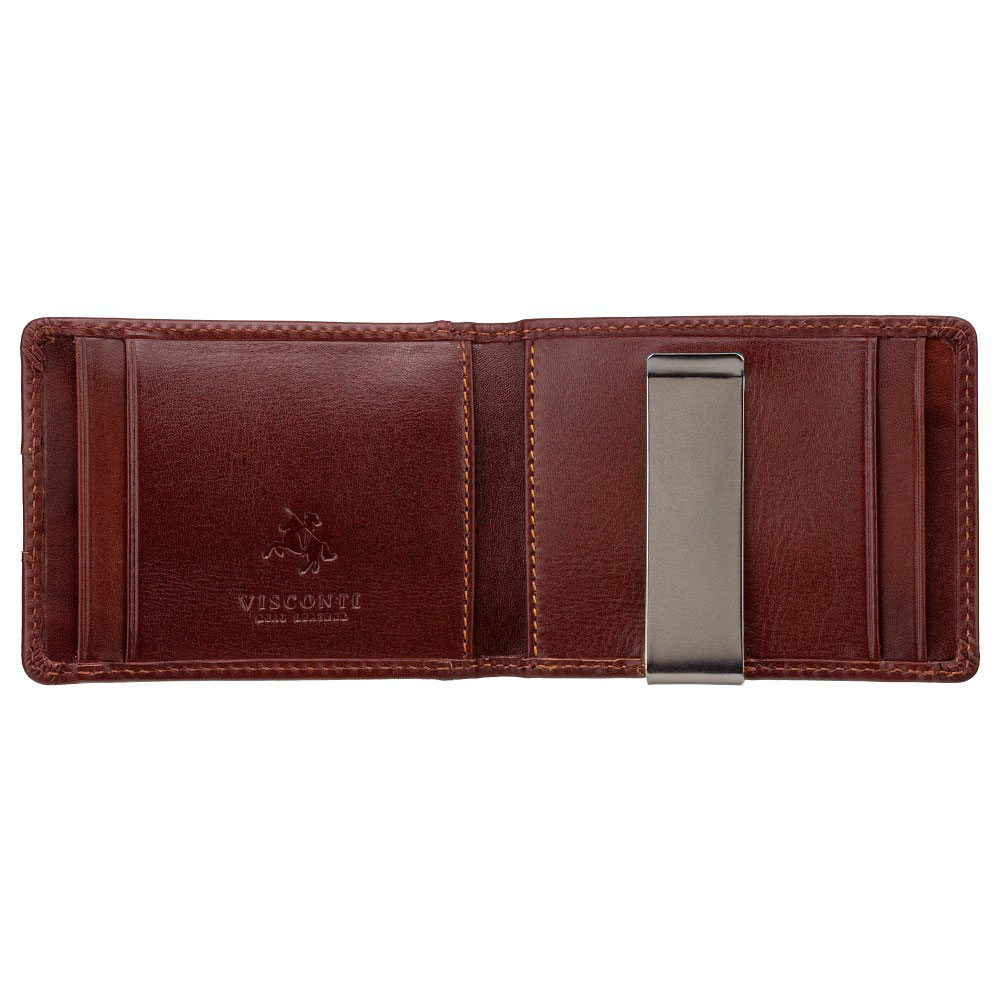 Зажим для купюр с Tap-n-Go Visconti VSL57 Chisel (Brown Monza)