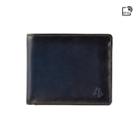Мужской кошелек Visconti AT58 Milo c RFID (Burnish Blue)