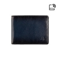 Мужской кошелек с монетницей Visconti AT63 Roland c RFID (Burnish Blue)