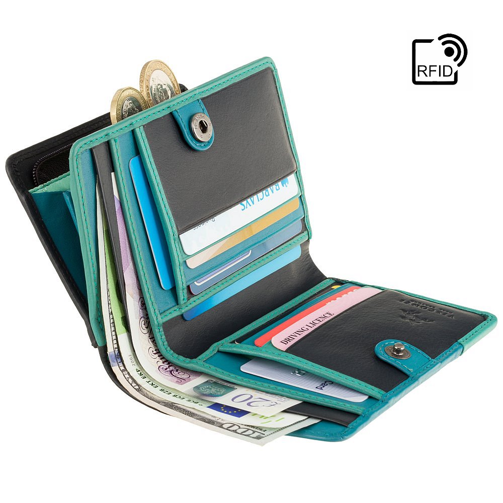 Жіночий гаманець Visconti BRC97 із захистом RFID Rosa (Blue Bell)