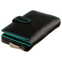 Женский кошелек Visconti R13 Carmelo c RFID (Black/Rhumba)