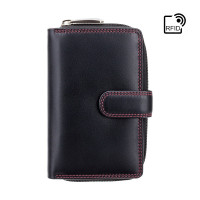 Женский кошелек Visconti CD22 - Ruby (black-red)