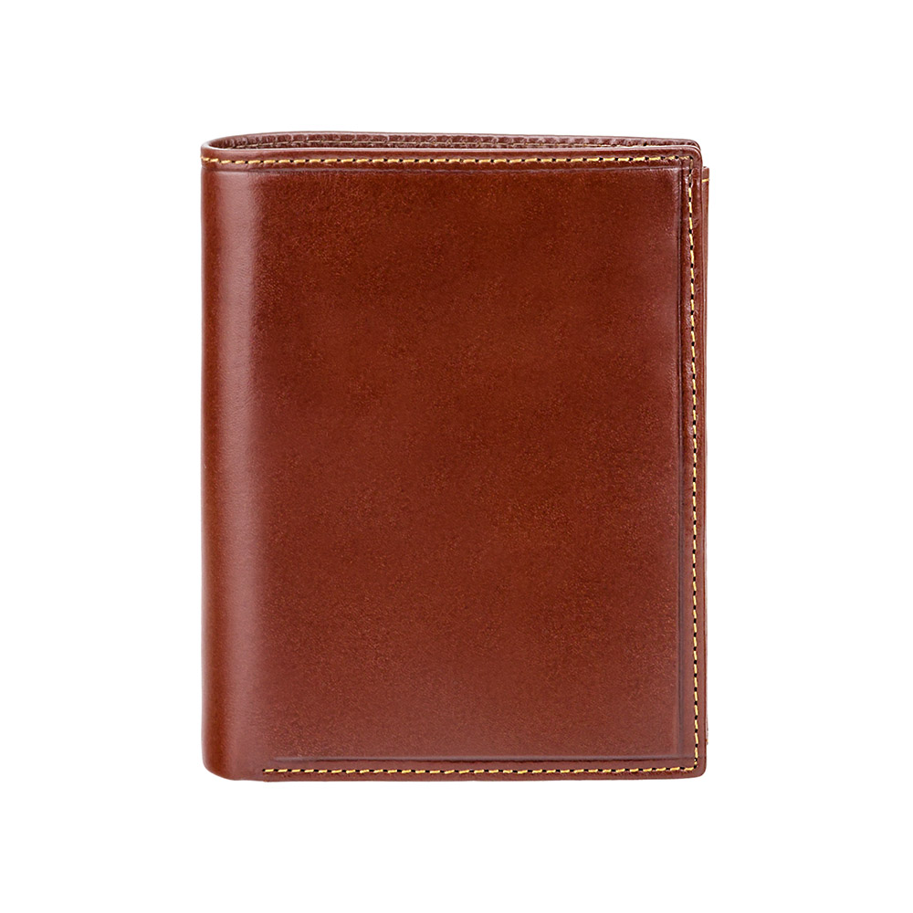Мужской кожаный кошелек с монетницей Visconti MZ3 с RFID Milan (Brown)