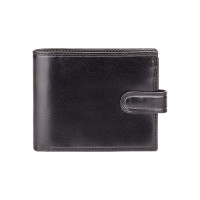 Мужской кожаный кошелек Visconti MZ5 - Rome (black)