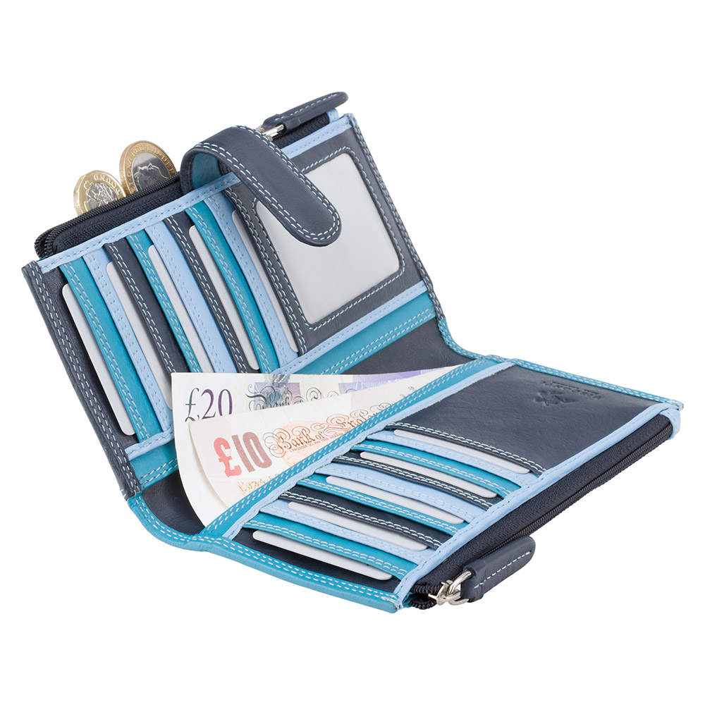Жіночий гаманець Visconti RB100 - Bermuda (Blue Multi)