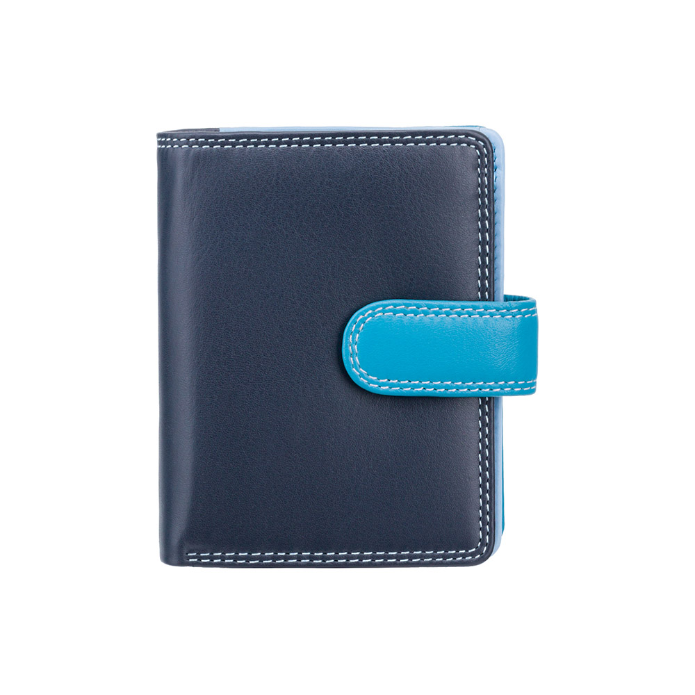 Женский кожаный кошелек Visconti RB40 с RFID Bali (Blue Multi)