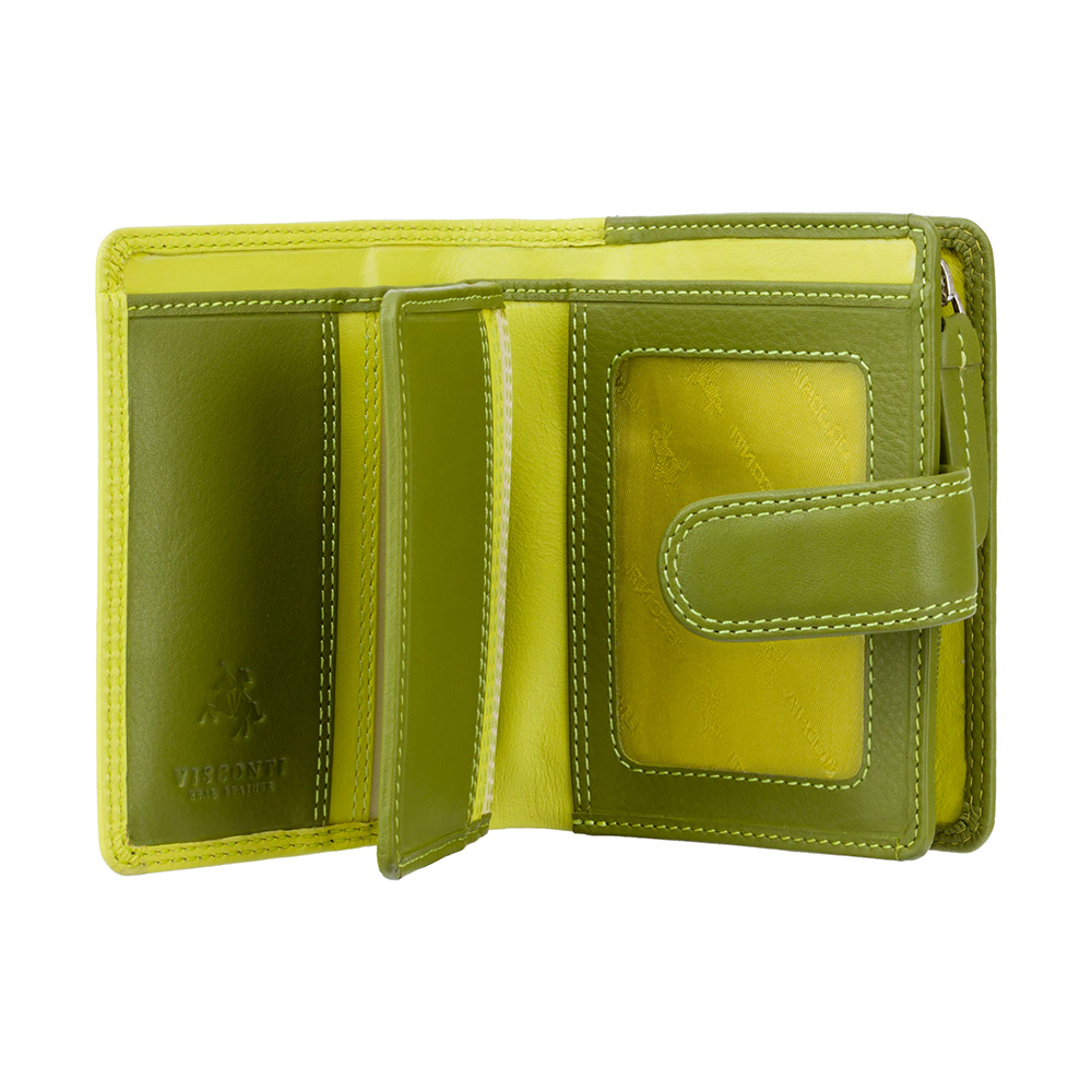 Жіночий гаманець Visconti RB40 з RFID - Bali (Lime Multi)
