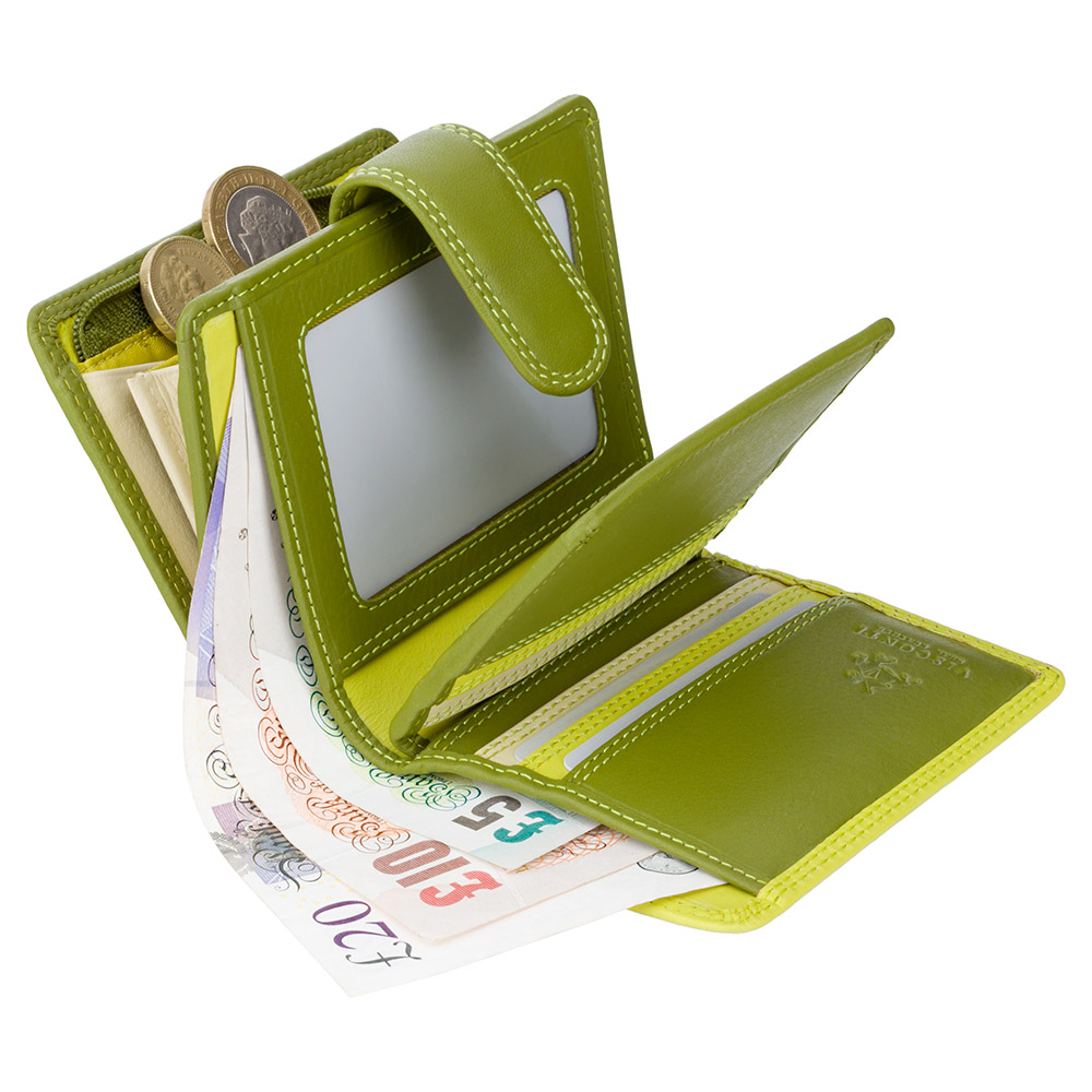 Жіночий гаманець Visconti RB40 з RFID - Bali (Lime Multi)