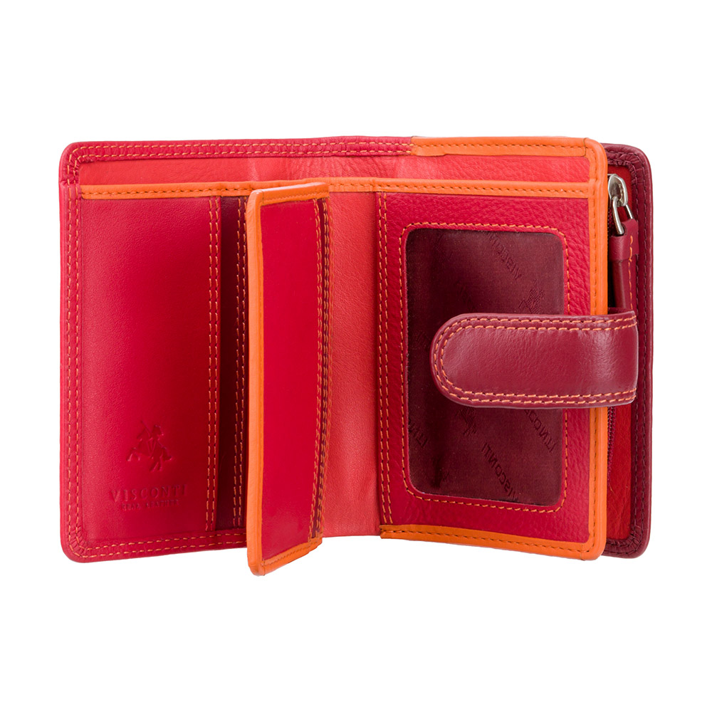 Жіночий гаманець Visconti RB40 з RFID - Bali (Red Multi)