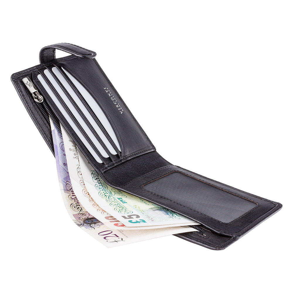 Мужской кошелек Visconti TSC41 - Massa (Black) 
