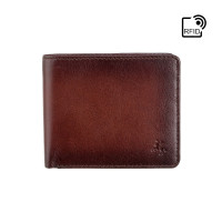 Чоловічий гаманець Visconti AT58 з RFID Milo (Burnish Tan)