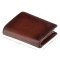 Мужской кожаный кошелек с монетницей без застежки Visconti AT62 c RFID Hector (Burnish Tan)