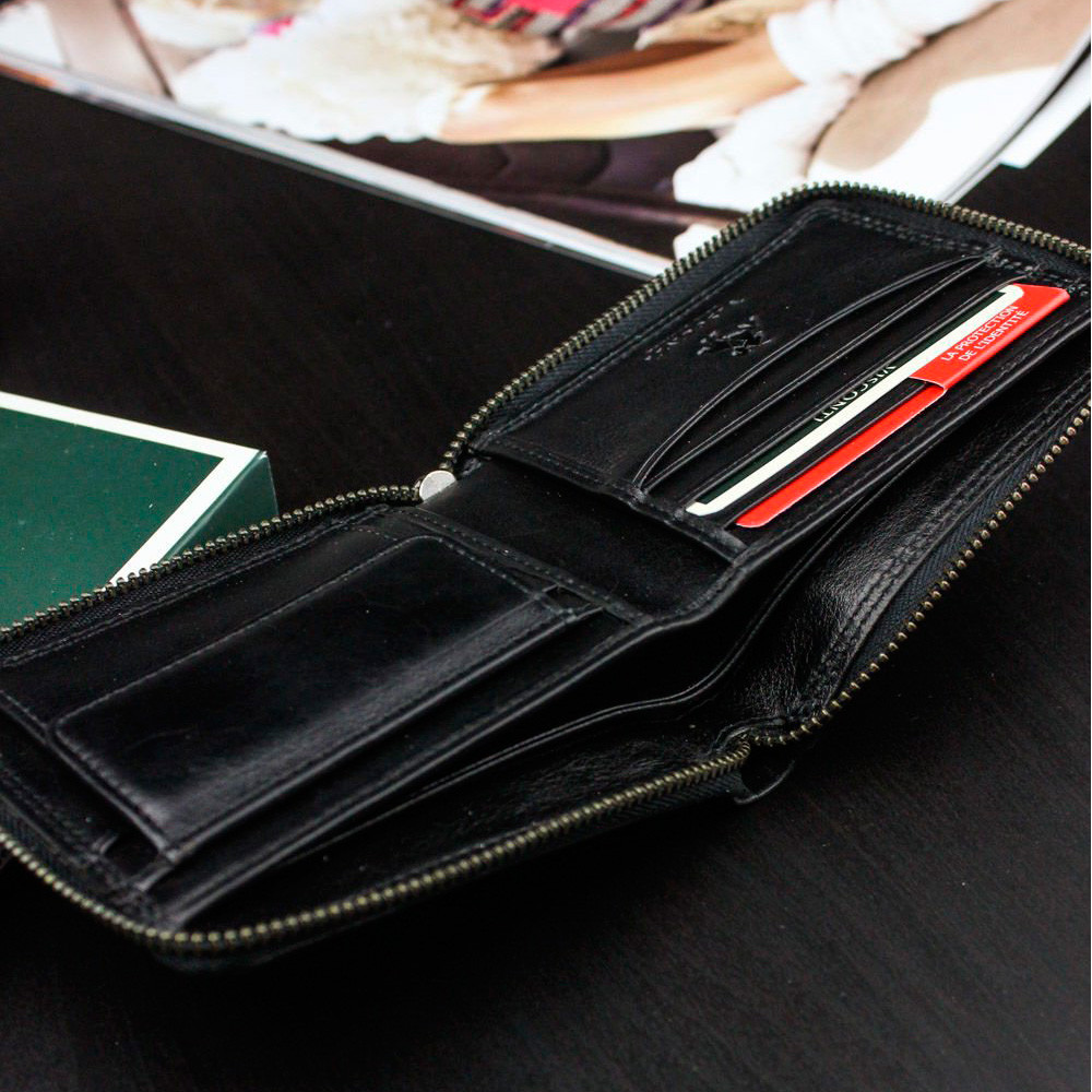 Мужской кошелек Visconti HT14 Tap-n-Go - Camden (Black)