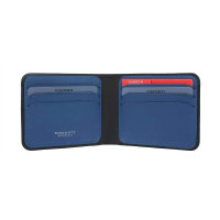 Мужской кошелек Visconti VSL35 Tap-n-Go c RFID Trim (Black/Cobalt)
