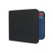 Мужской кожаный кошелек Visconti VSL35 Tap-n-Go c RFID Trim (Black/Cobalt)