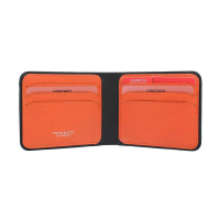 Мужской кошелек Visconti VSL35 Tap-n-Go c RFID - Trim (Black/Orange)
