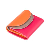 Маленький женский кожаный кошелек Visconti RB126 Zanzibar (Orange Multi)