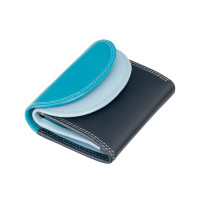 Маленький женский кожаный кошелек Visconti RB126 Zanzibar (Blue Multi)