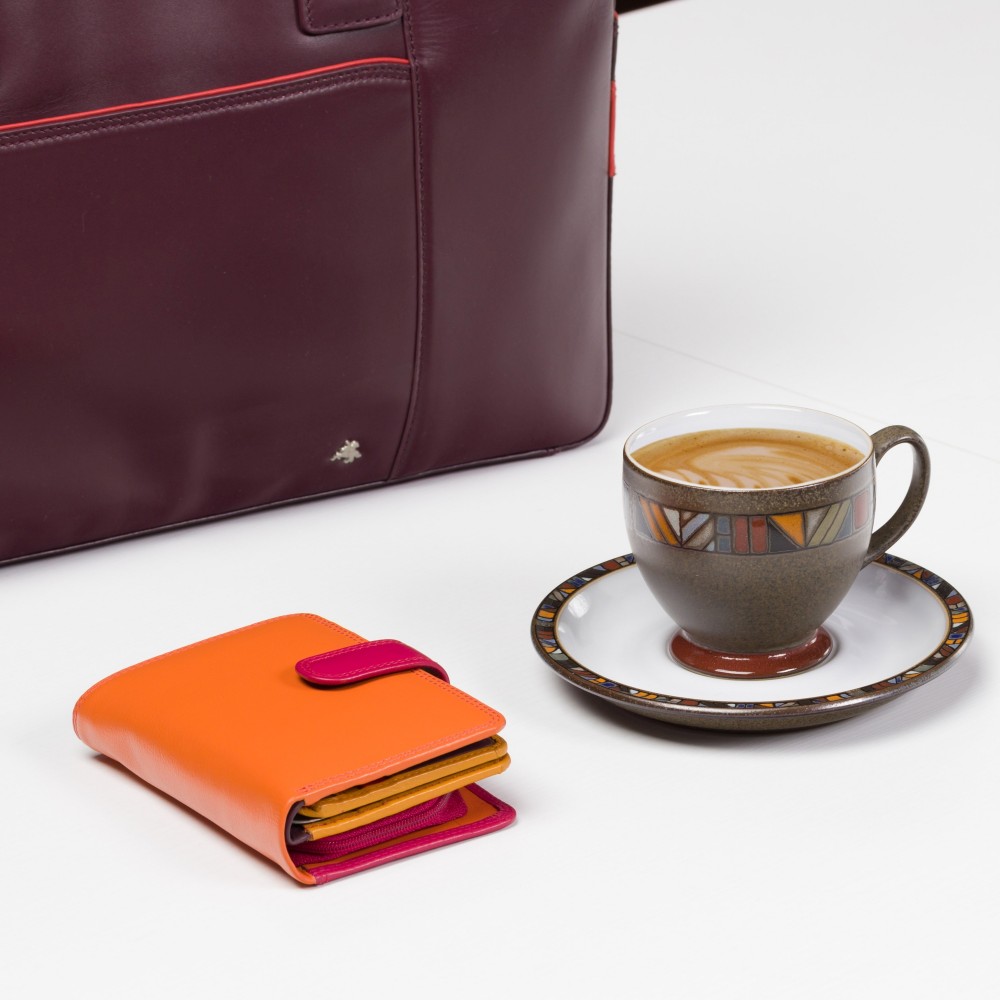 Жіночий гаманець Visconti RB51 - Fiji з RFID (Orange Multi)