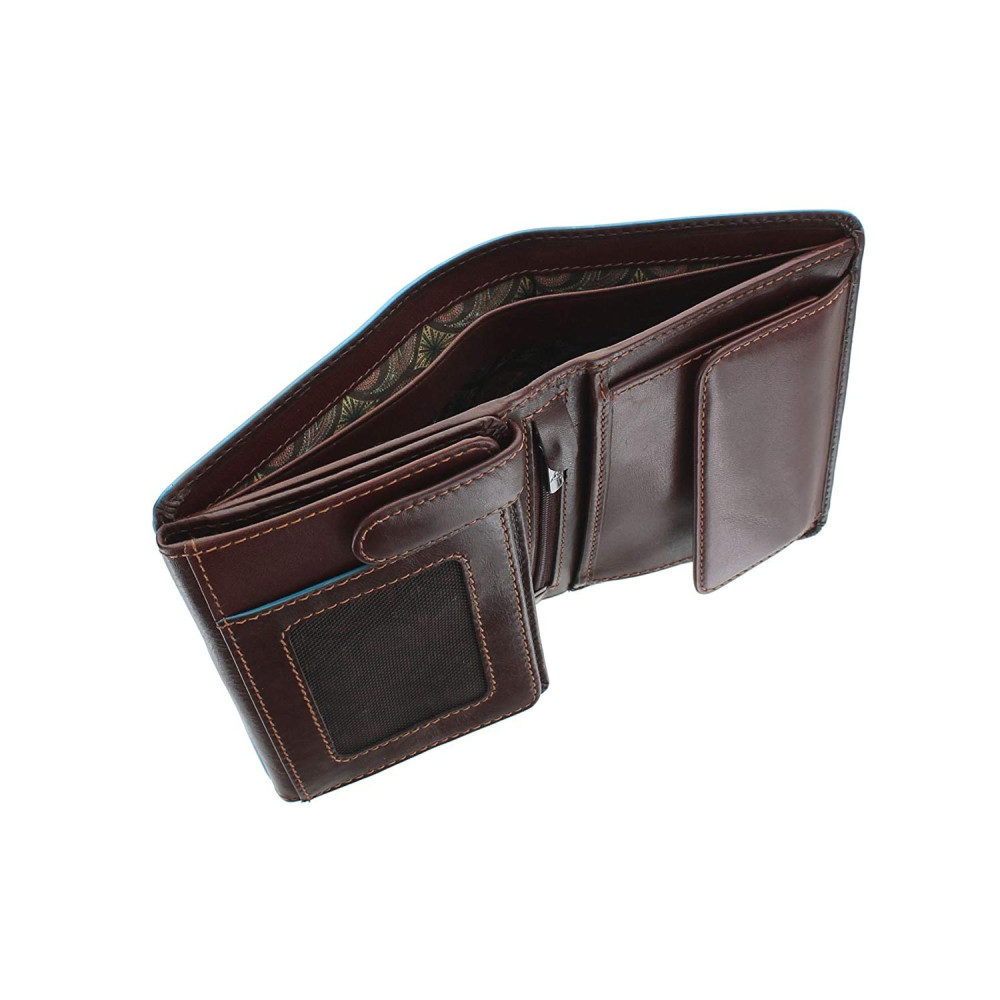 Мужской кожаный кошелек Visconti ALP87 с защитой RFID - Ralph (Italian brown) 