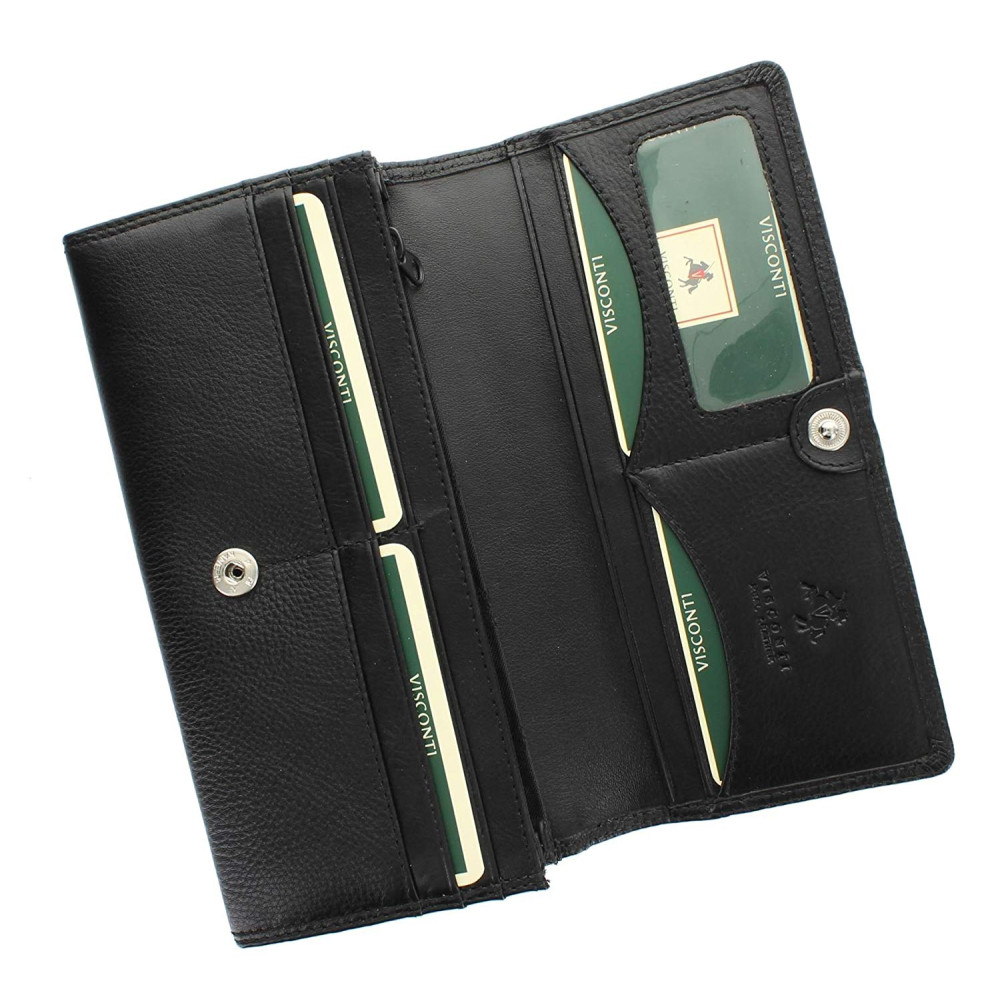 Женский кошелек Visconti HT35 Buckingham (Black)