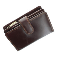 Шкіряний жіночий гаманець Visconti MZ11 Venice (Brown)