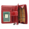 Шкіряний жіночий гаманець Visconti MZ11 Venice (Red)