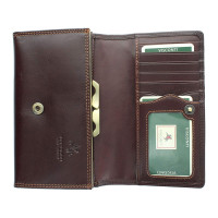 Женский кошелек Visconti MZ12 с защитой RFID - Maria (Brown) 