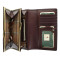 Женский кошелек Visconti MZ12 с защитой RFID - Maria (Brown) 