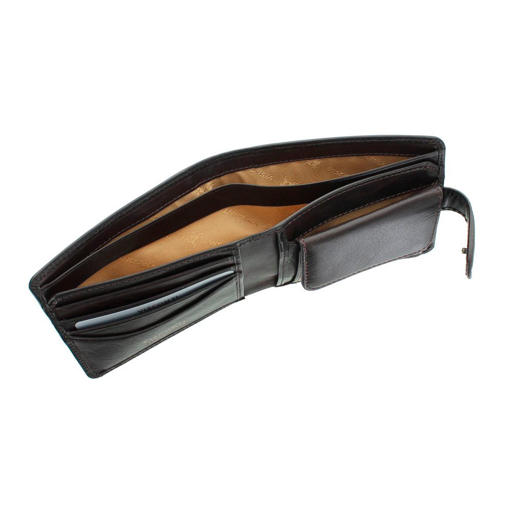 Чоловічий шкіряний гаманець Visconti TSC47 із RFID Riccardo (brown)