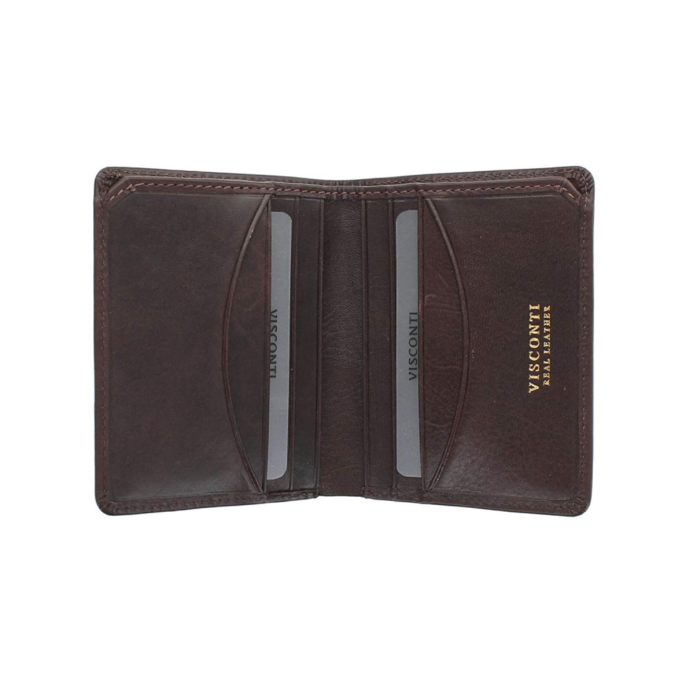 Мужской кожаный кошелек Visconti TSC39 с RFID - Xavi (brown) 