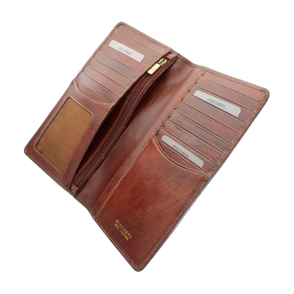 Мужской купюрник Visconti TSC45 с RFID - Carrara (Tan) 