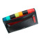 Шкіряний жіночий гаманець Visconti STR4 c RFID Kos (Black Multi)