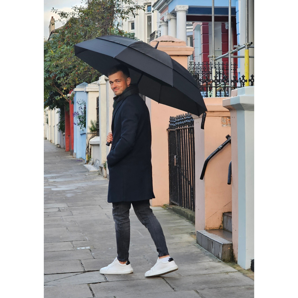 Зонт-гольфер Fulton Stormshield - S669 - Black (Черный)