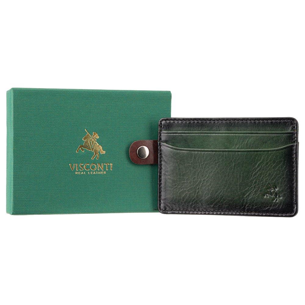 Картхолдер Visconti AT54 с RFID Evan (Burnish Green)