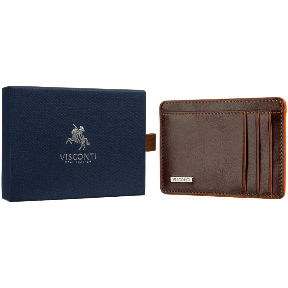 Кредитница-картхолдер Visconti ALP91 Monaco (Brown)