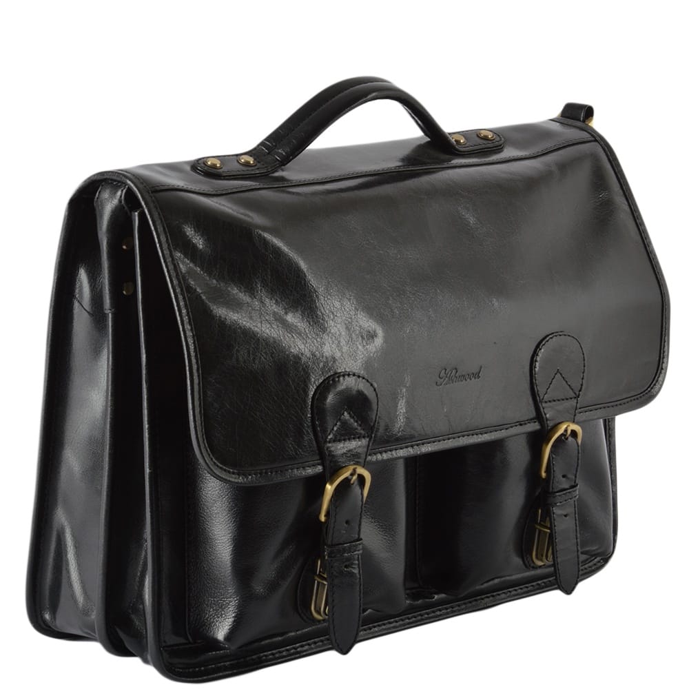 Портфель Ashwood 8190 BLACK (Черный)