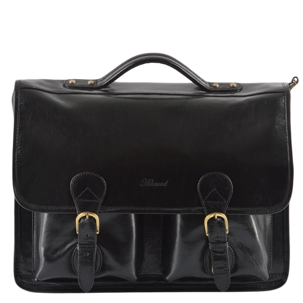 Портфель Ashwood 8190 BLACK (Черный)