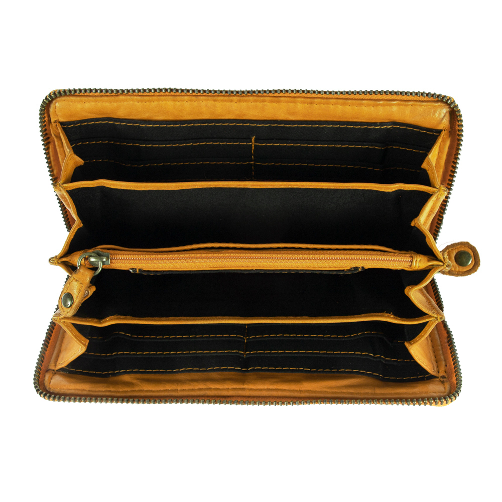 Женский кошелек Ashwood D81 Yellow (Желтый)
