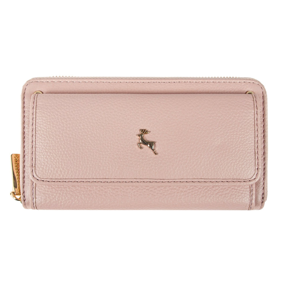 Женский кожаный кошелек Ashwood J54 PEACH WHIP (Персиковый) 