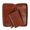 Портмоне дорожное Ashwood TW01 Chestnut (Каштановый)