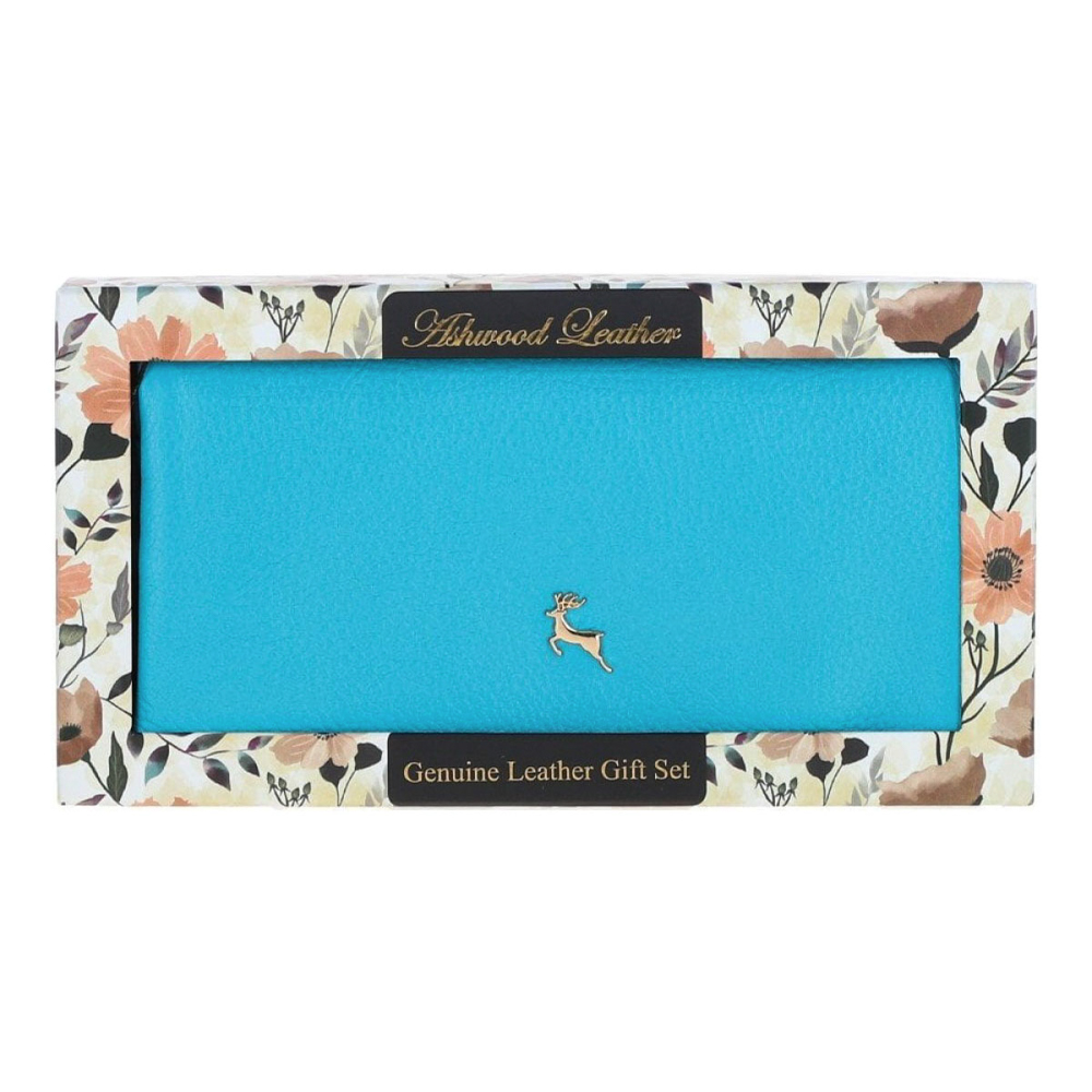 Кошелек женский Ashwood J56 BLUE ATOLL (Синий)