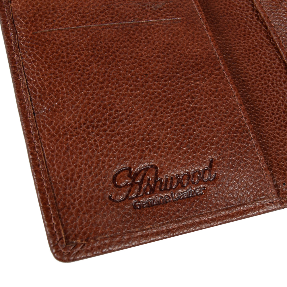 Жіночий шкіряний гаманець Ashwood M05 COGNAC (Конячний)