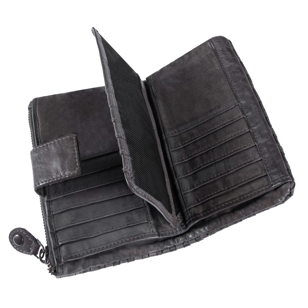 Вінтажний гаманець жіночий Ashwood D83 DARK GREY