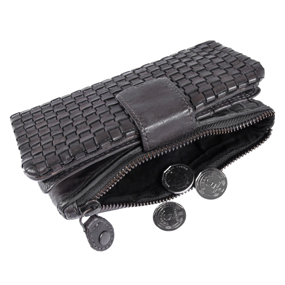Вінтажний гаманець жіночий Ashwood D83 DARK GREY
