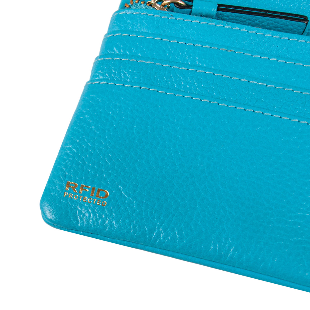Кошелек женский Ashwood J56 BLUE ATOLL (Синий)
