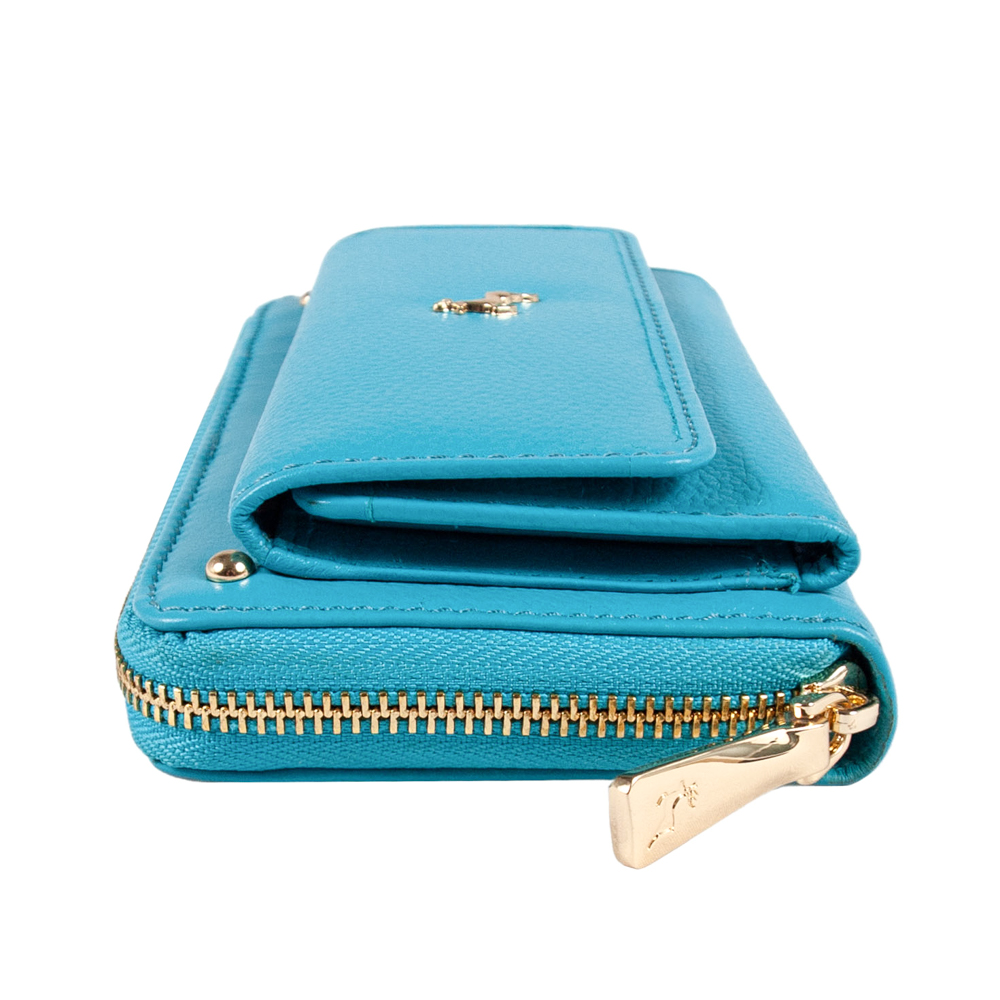 Кошелек женский Ashwood J54 BLUE ATOLL (Синий)